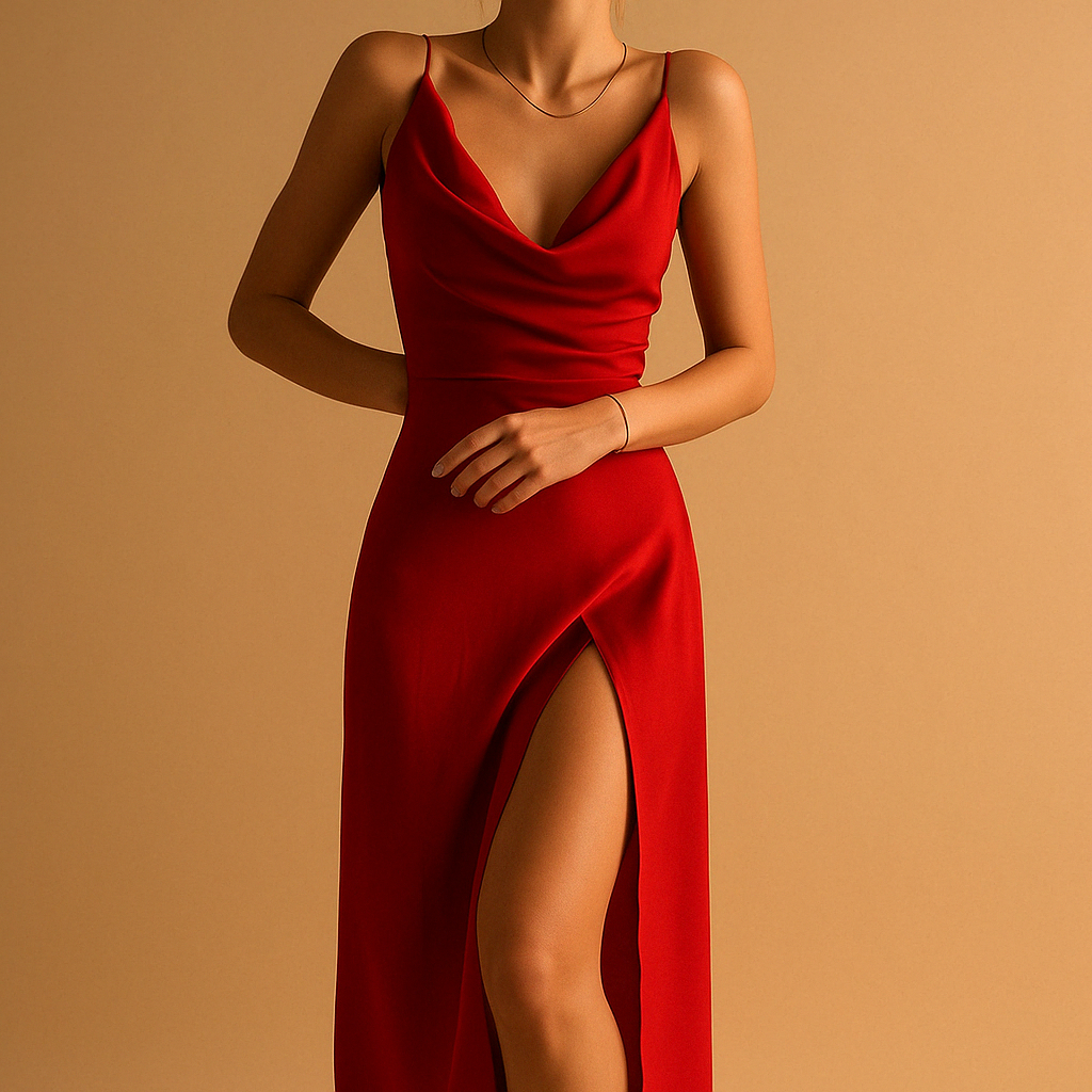 Elegant Maxi Dress for Women | Formal Evening Wear | Lightweight Fabric | Perfect for Weddings and Special Occasions