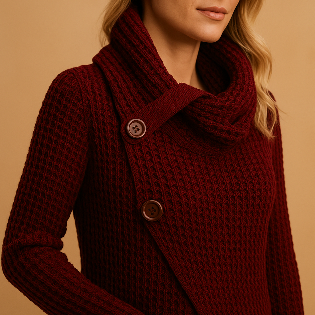 Women's Fitted Knit Sweater | Soft Fabric | Casual Wear | Available in Multiple Colors