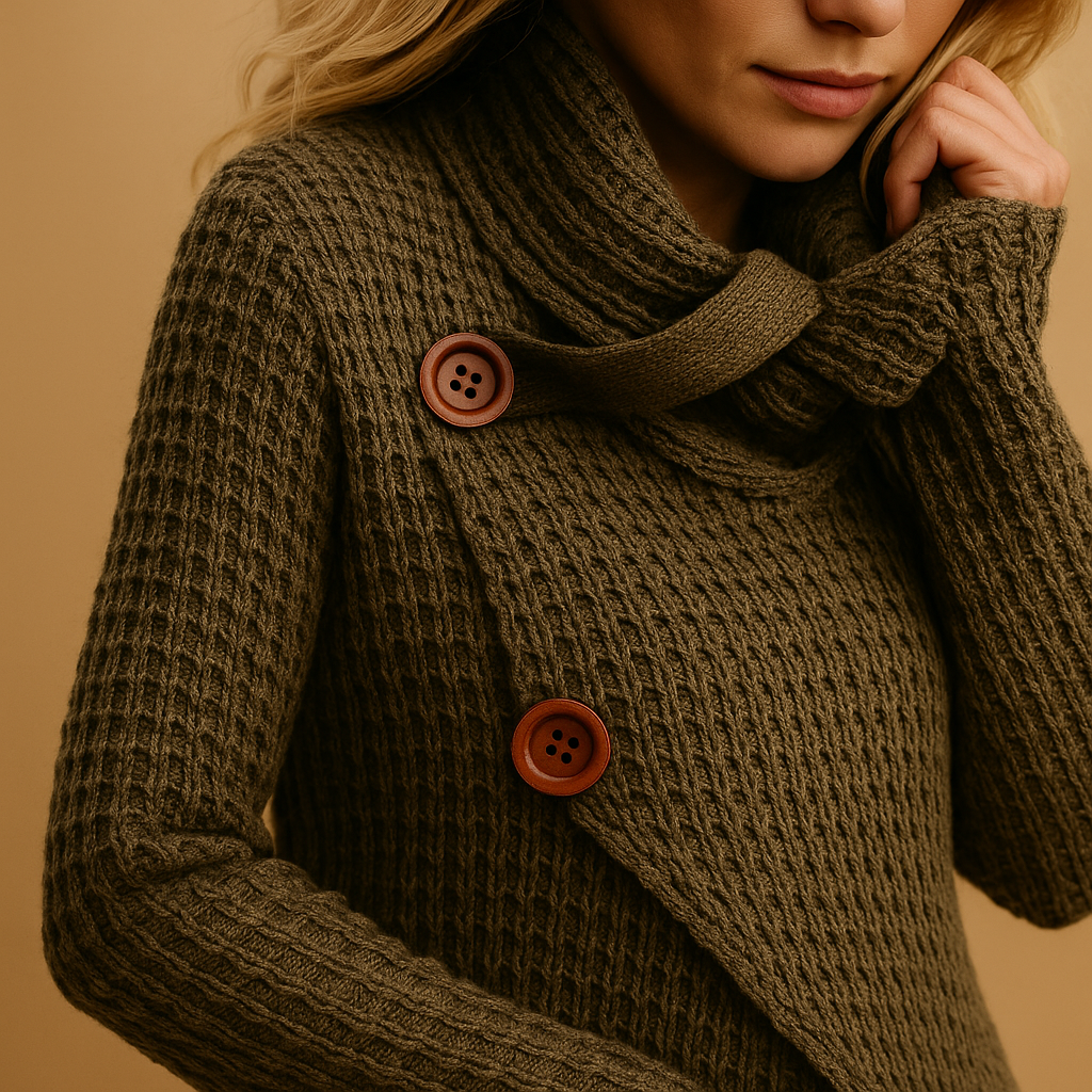 Women's Fitted Knit Sweater | Soft Fabric | Casual Wear | Available in Multiple Colors