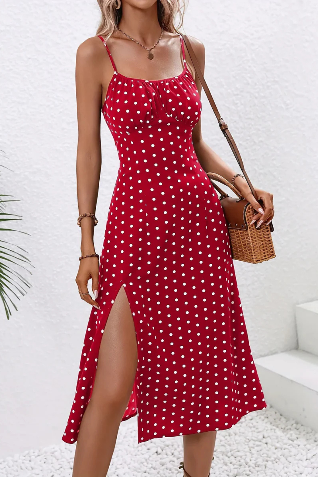 Floral Sleeveless Midi Dress for Women | Boho Summer Style in Lightweight Fabric