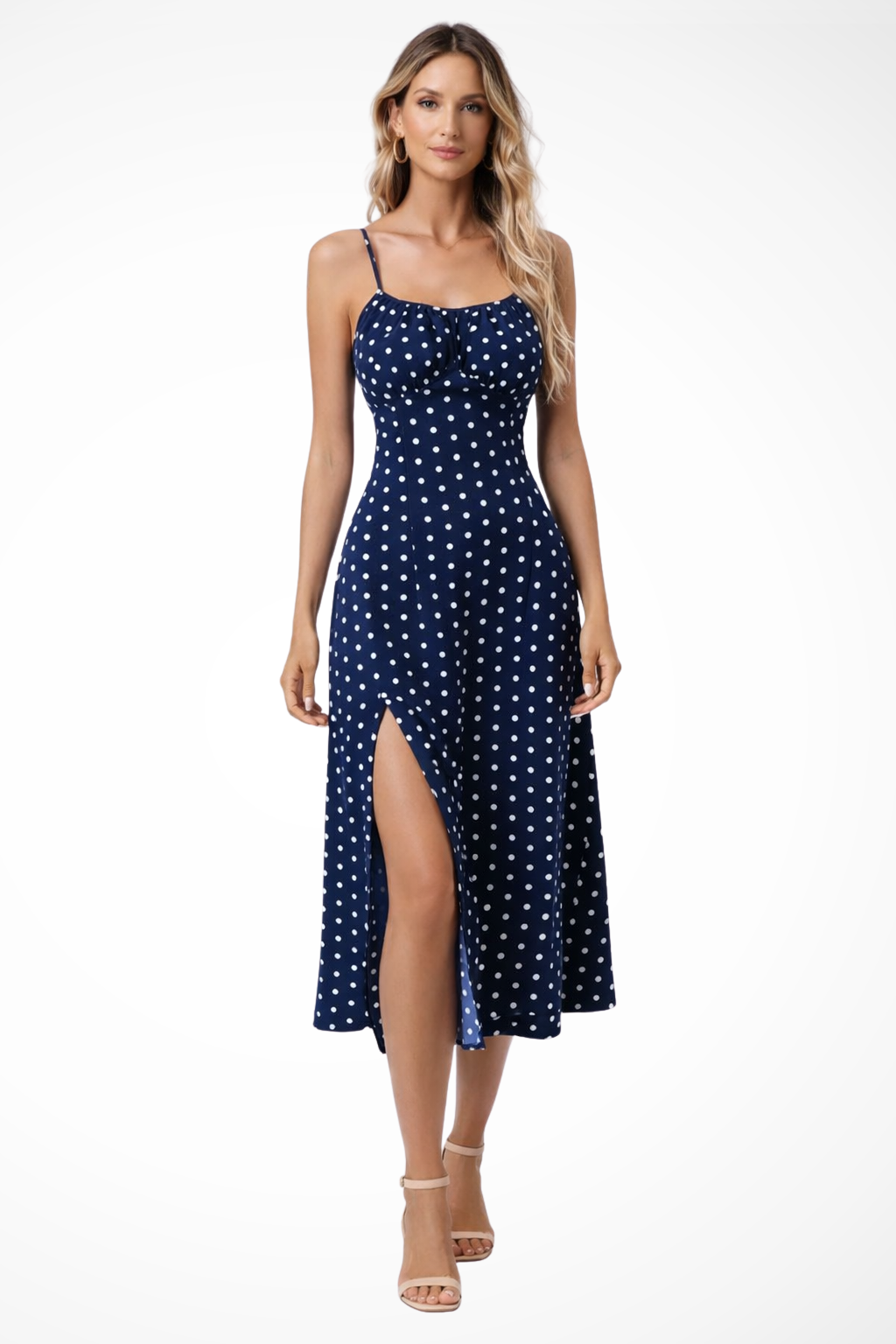 Floral Sleeveless Midi Dress for Women | Boho Summer Style in Lightweight Fabric