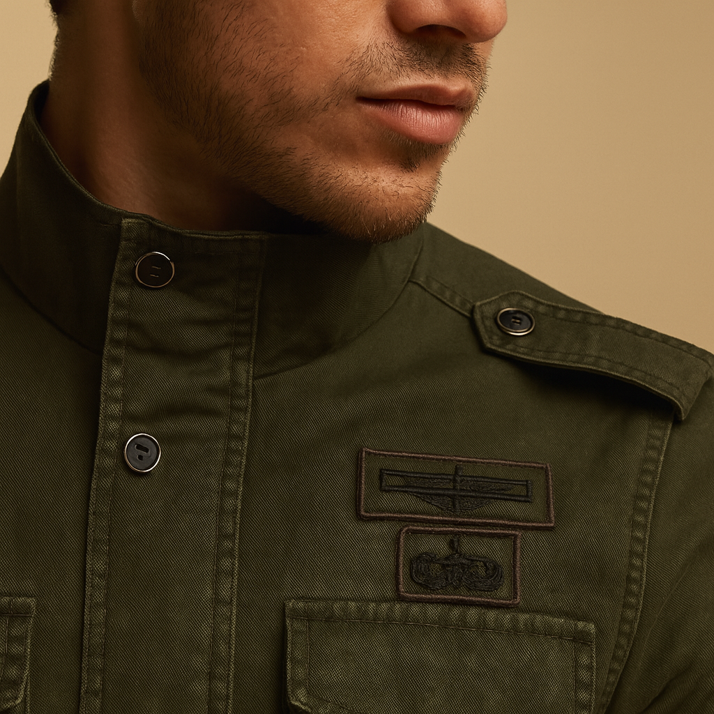 Men's Long Sleeve Biker Jacket | Durable Leather | Classic Motorcycle Style | Perfect for Riding and Casual Wear