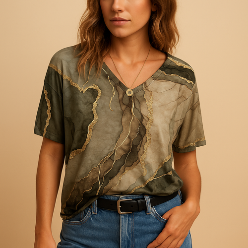 Boho Chic Women's Top | Lightweight Fabric | Casual Style | Perfect for Everyday Wear