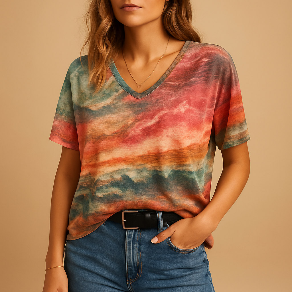 Boho Chic Women's Top | Lightweight Fabric | Casual Style | Perfect for Everyday Wear