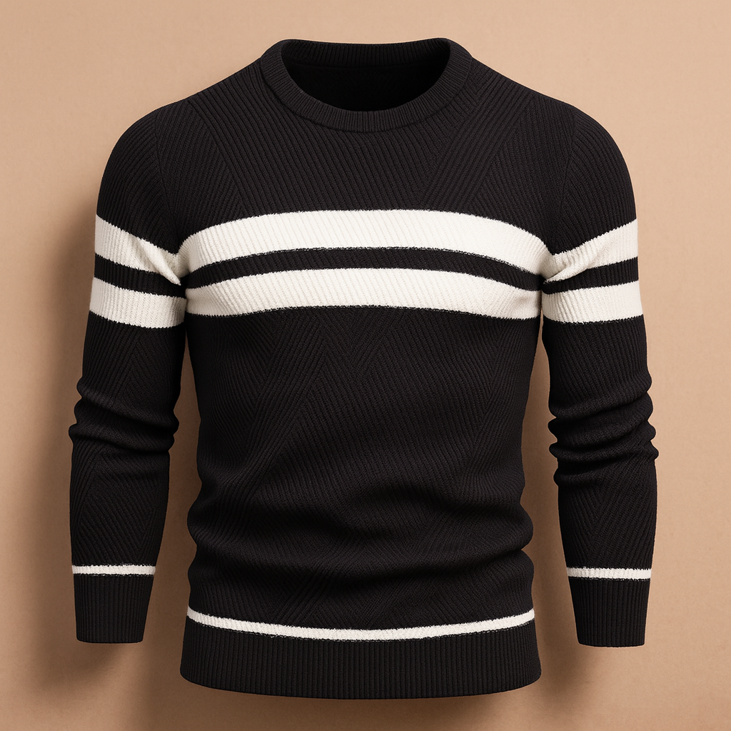 Men's Casual Round-Neck Sweater | Soft Knit Fabric | Everyday Wear | Versatile Style for All Seasons