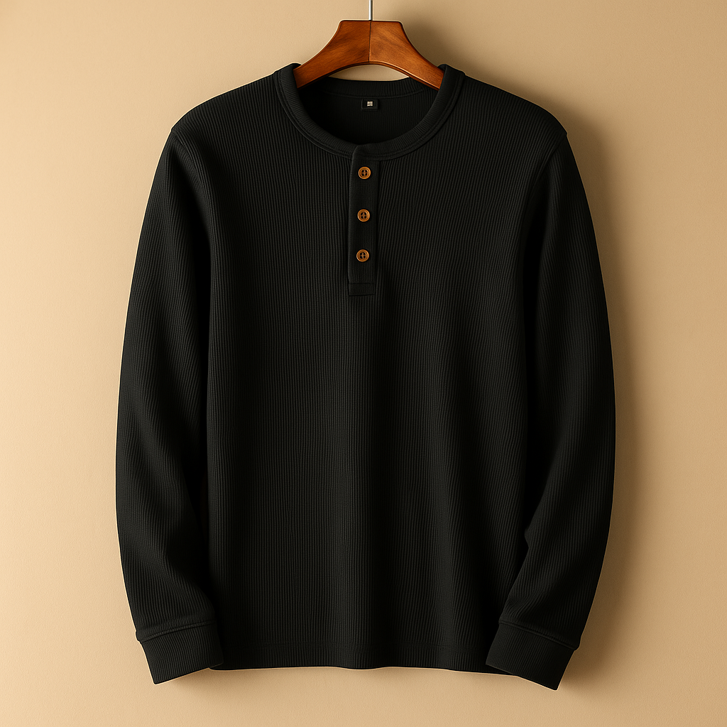 Men's Casual Long Sleeve Shirt - Comfortable Cotton Blend - Versatile Everyday Wear - Available in Multiple Colors