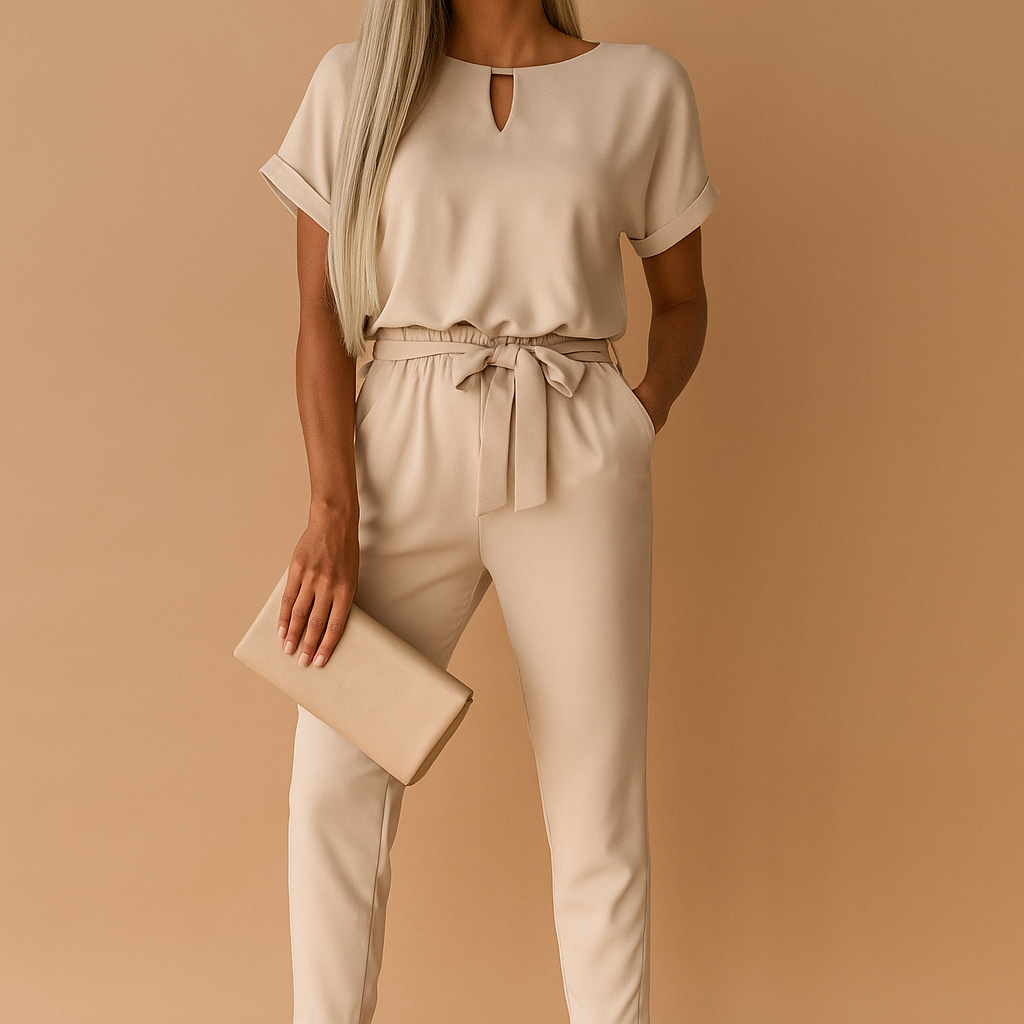 Chic Tailored Jumpsuit for Women | Elegant Design for Work or Casual Wear | Comfortable Fabric, Versatile Fit