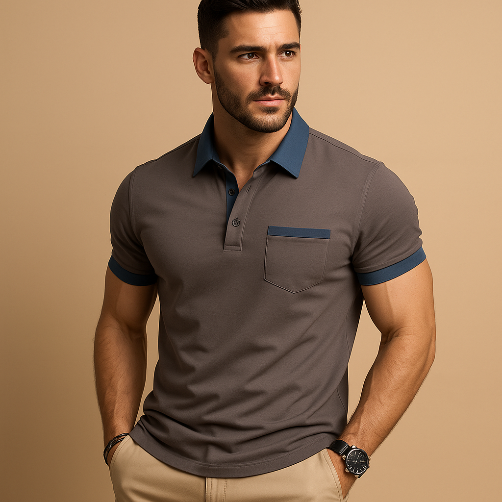 Men's Short Sleeve Classic Polo Shirt | Cotton Blend | Casual Wear | Available in Multiple Colors