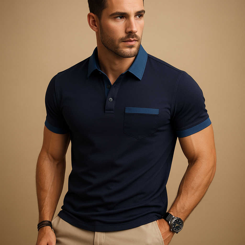 Men's Short Sleeve Classic Polo Shirt | Cotton Blend | Casual Wear | Available in Multiple Colors