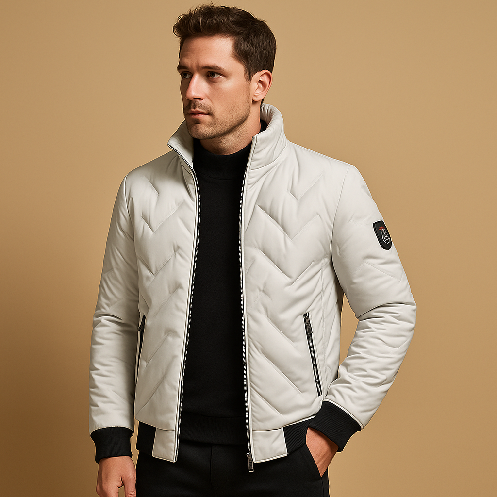 Men's Classic Puffer Jacket | Insulated, Warm, Casual Outerwear for Cold Weather