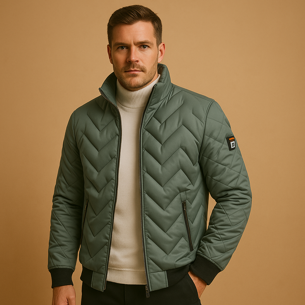 Men's Classic Puffer Jacket | Insulated, Warm, Casual Outerwear for Cold Weather