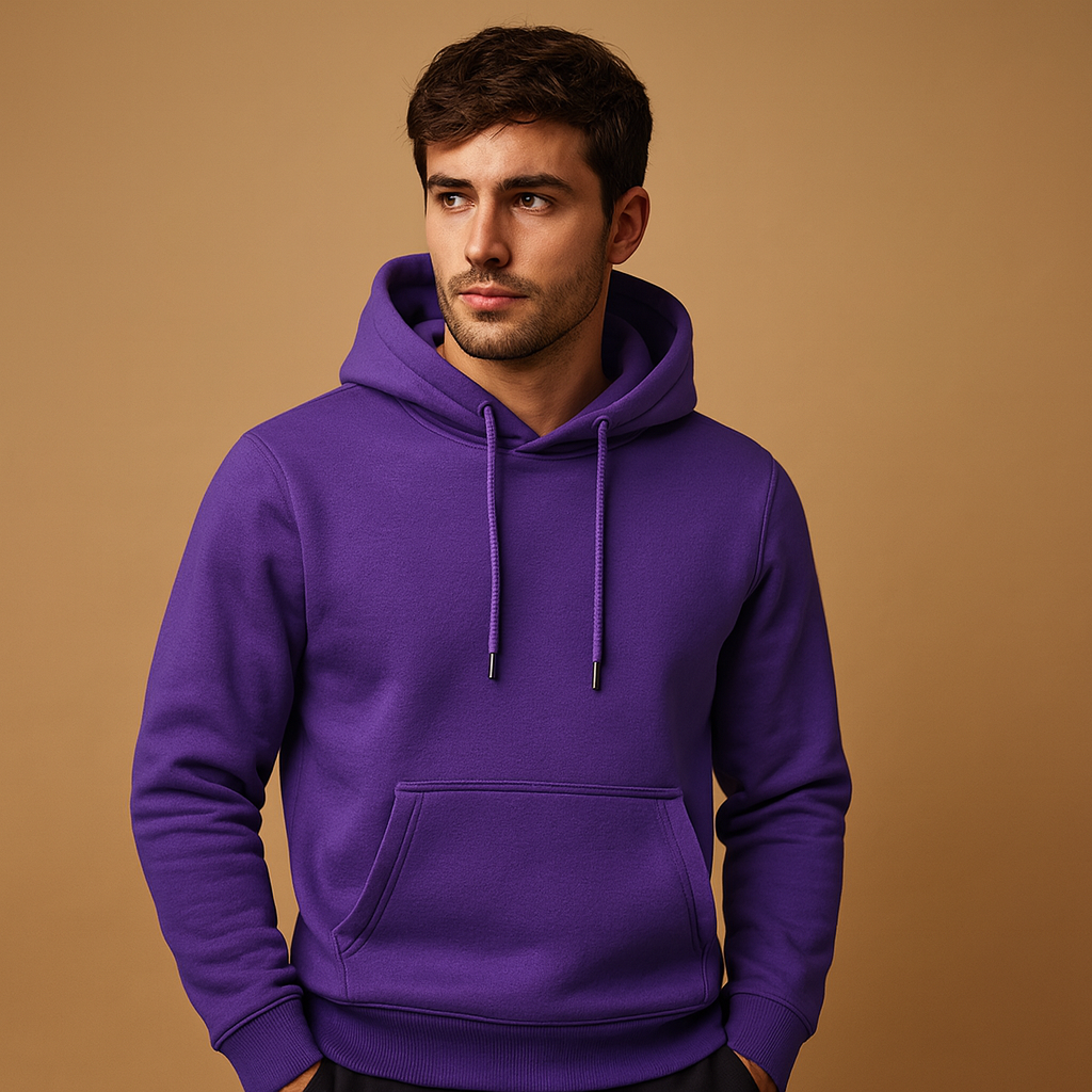 Men's Casual Hoodie | Soft Cotton Blend | Relaxed Fit | Everyday Wear | Available in Multiple Colors