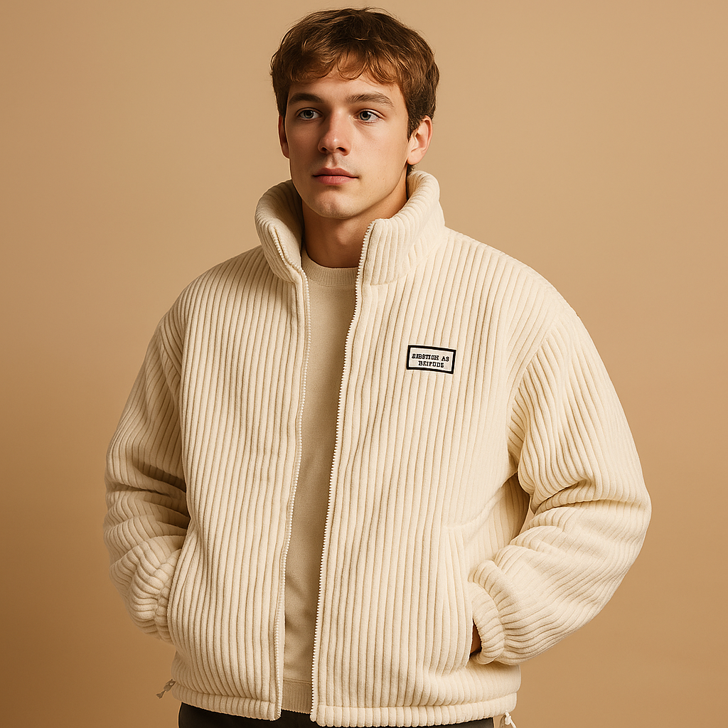 Men's Corduroy Jacket | Classic Design | Casual Outerwear | Versatile Layering Piece