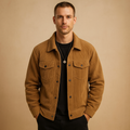 Men's Corduroy Jacket | Classic Design | Casual Outerwear | Versatile Layering Piece