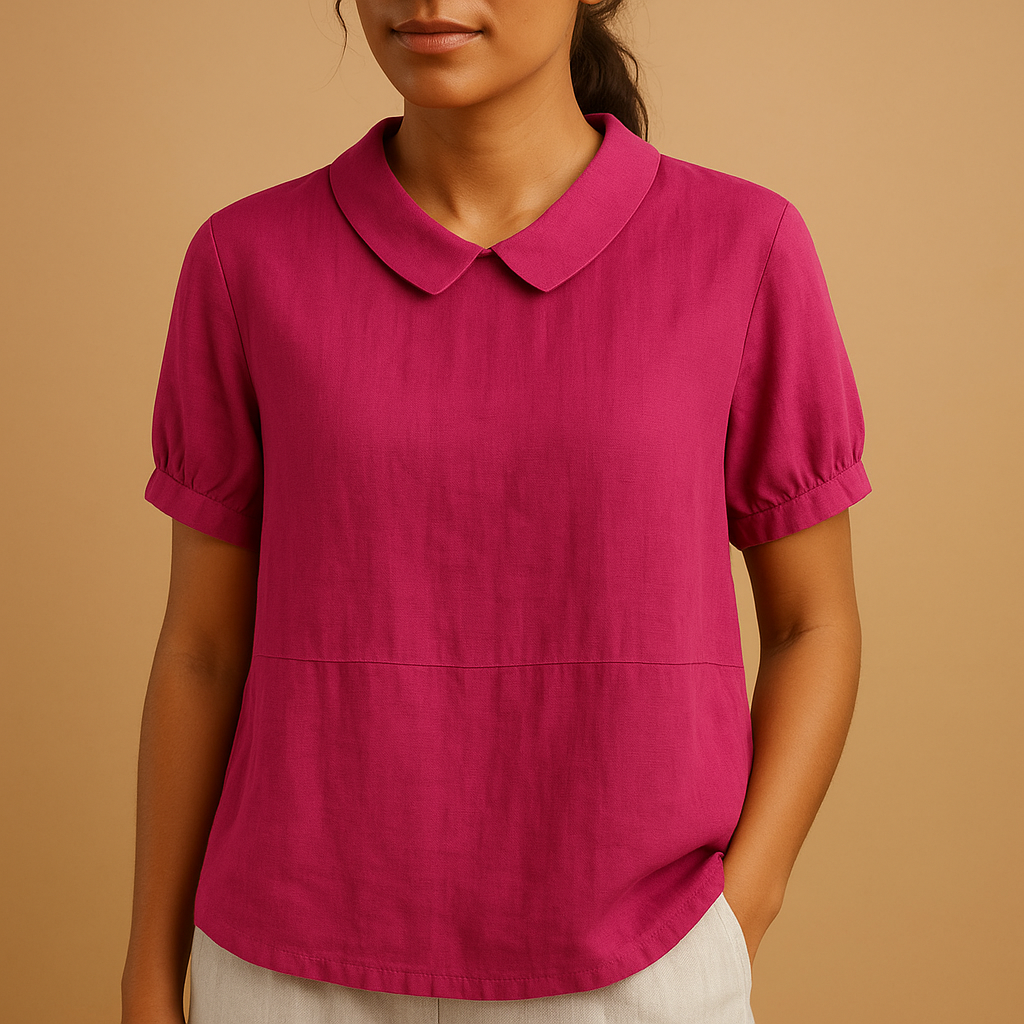 Fitted Women's Blouse | Elegant Design | Lightweight Fabric | Perfect for Work or Casual Wear