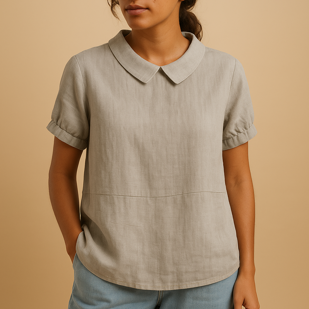 Fitted Women's Blouse | Elegant Design | Lightweight Fabric | Perfect for Work or Casual Wear