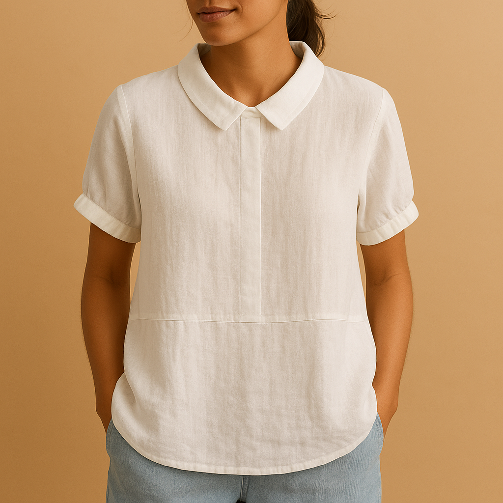 Fitted Women's Blouse | Elegant Design | Lightweight Fabric | Perfect for Work or Casual Wear