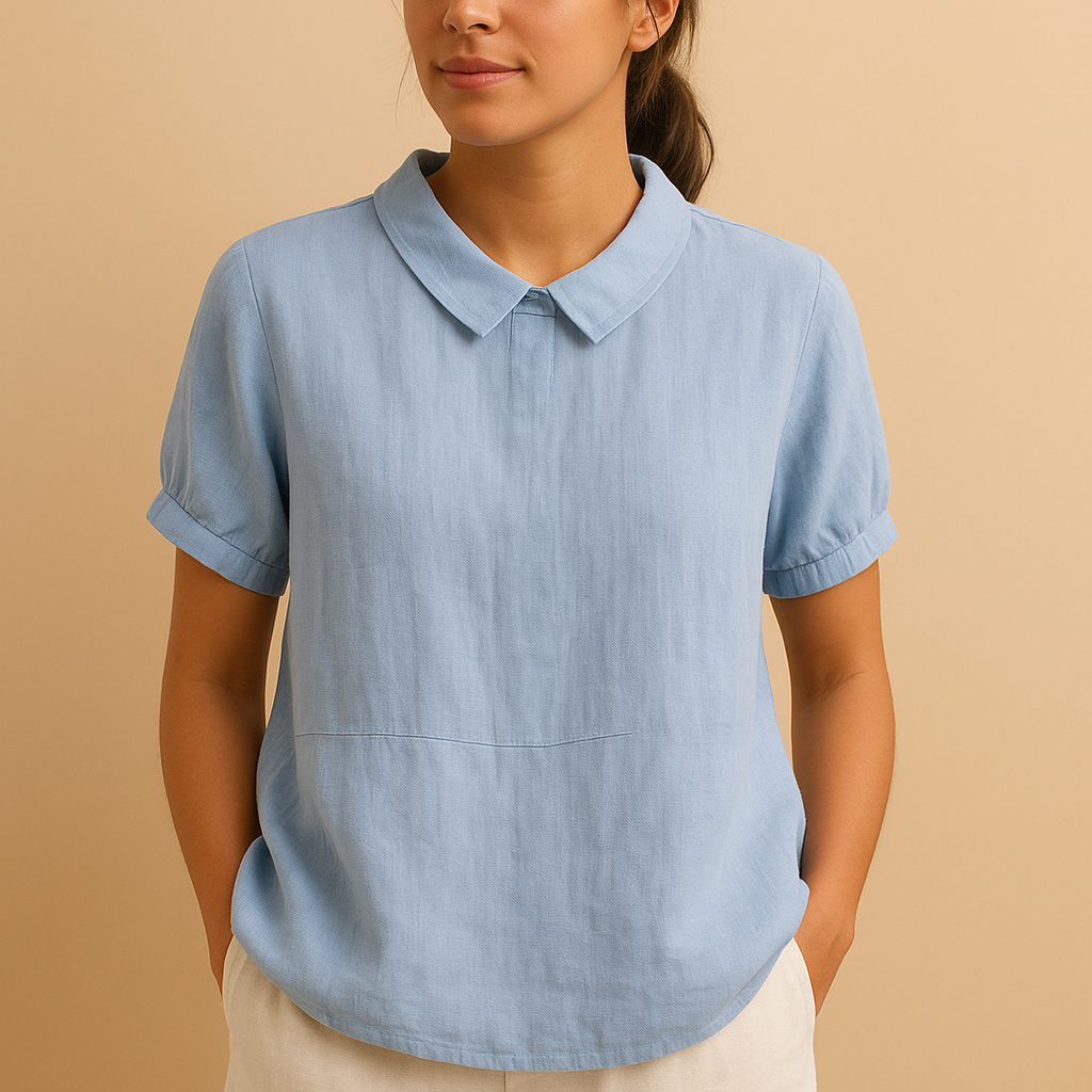 Fitted Women's Blouse | Elegant Design | Lightweight Fabric | Perfect for Work or Casual Wear