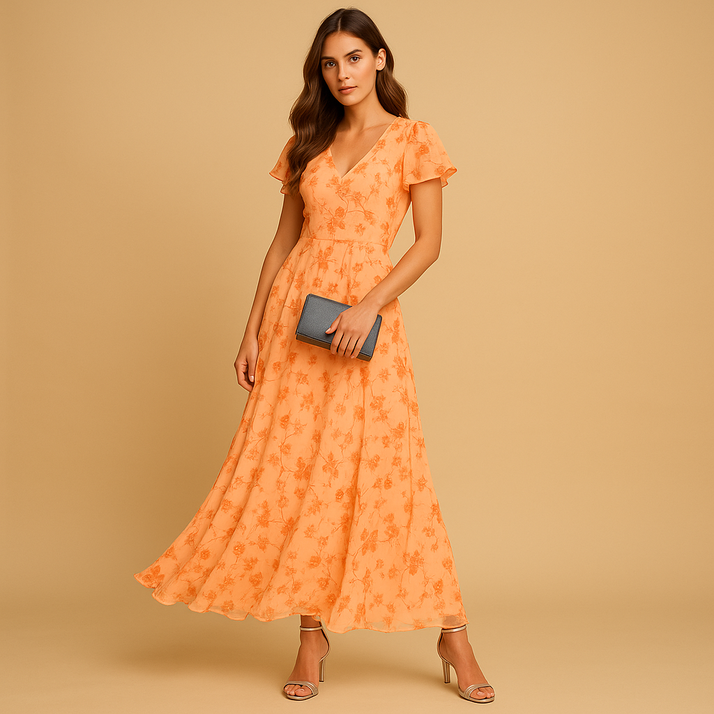 Elegant Midi Dress for Women | Lightweight Fabric | Perfect for Casual or Formal Occasions | Available in Multiple Colors