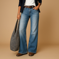 Women's Elegant Straight Pants | Lightweight Fabric | Versatile Office or Casual Wear
