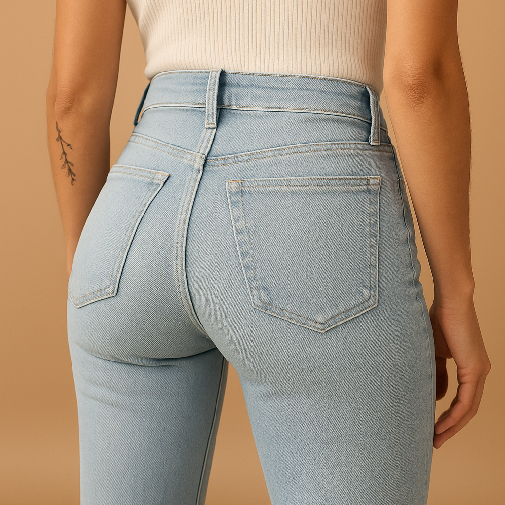 Flared High-Waist Jeans for Women | Denim | Casual Style | Perfect for Everyday Wear