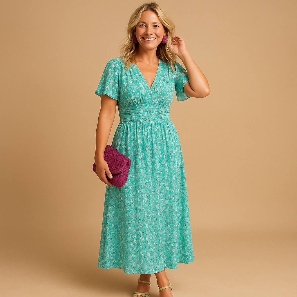 Floral Maxi Summer Dress for Women | Lightweight Cotton, Sleeveless, Casual Wear, Perfect for Beach or Outdoor Events