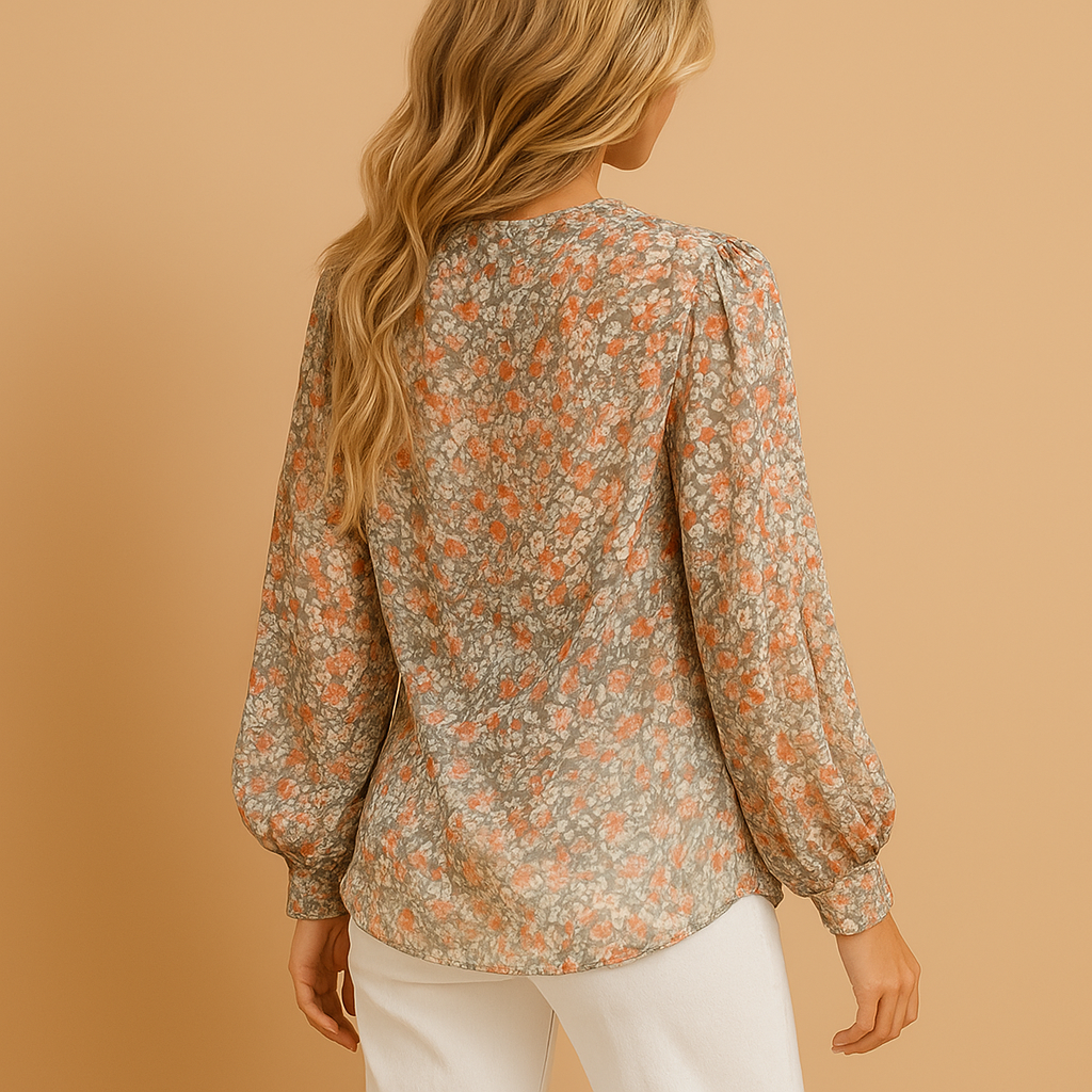 Floral Women's Summer Blouse | Lightweight Cotton | Casual Wear Top