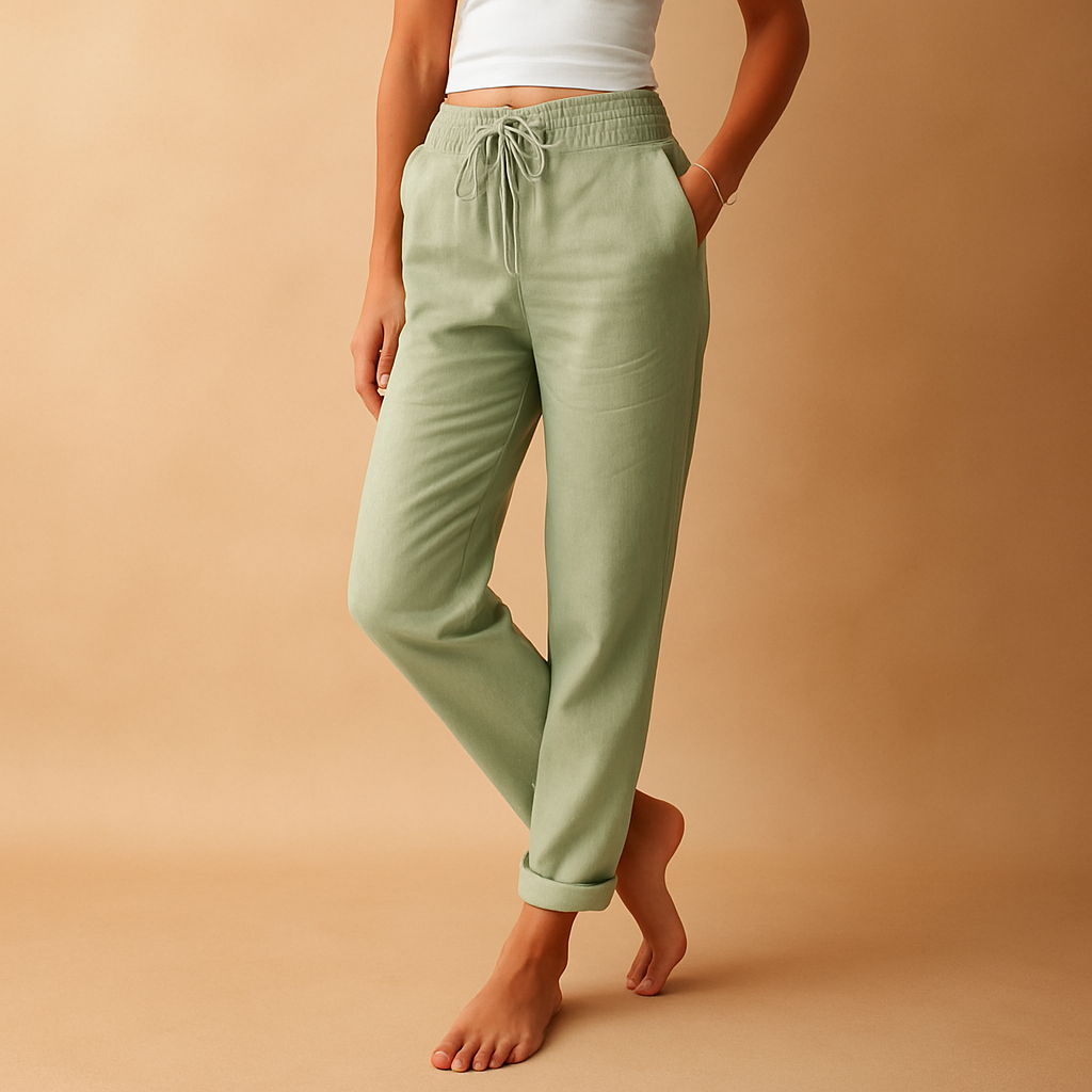 High Waist Women's Lounge Pants | Soft Fabric | Casual Comfort Wear | Ideal for Relaxation and Home Use